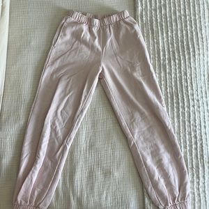 Baby Pink Brandy Melville Rosa Sweatpants